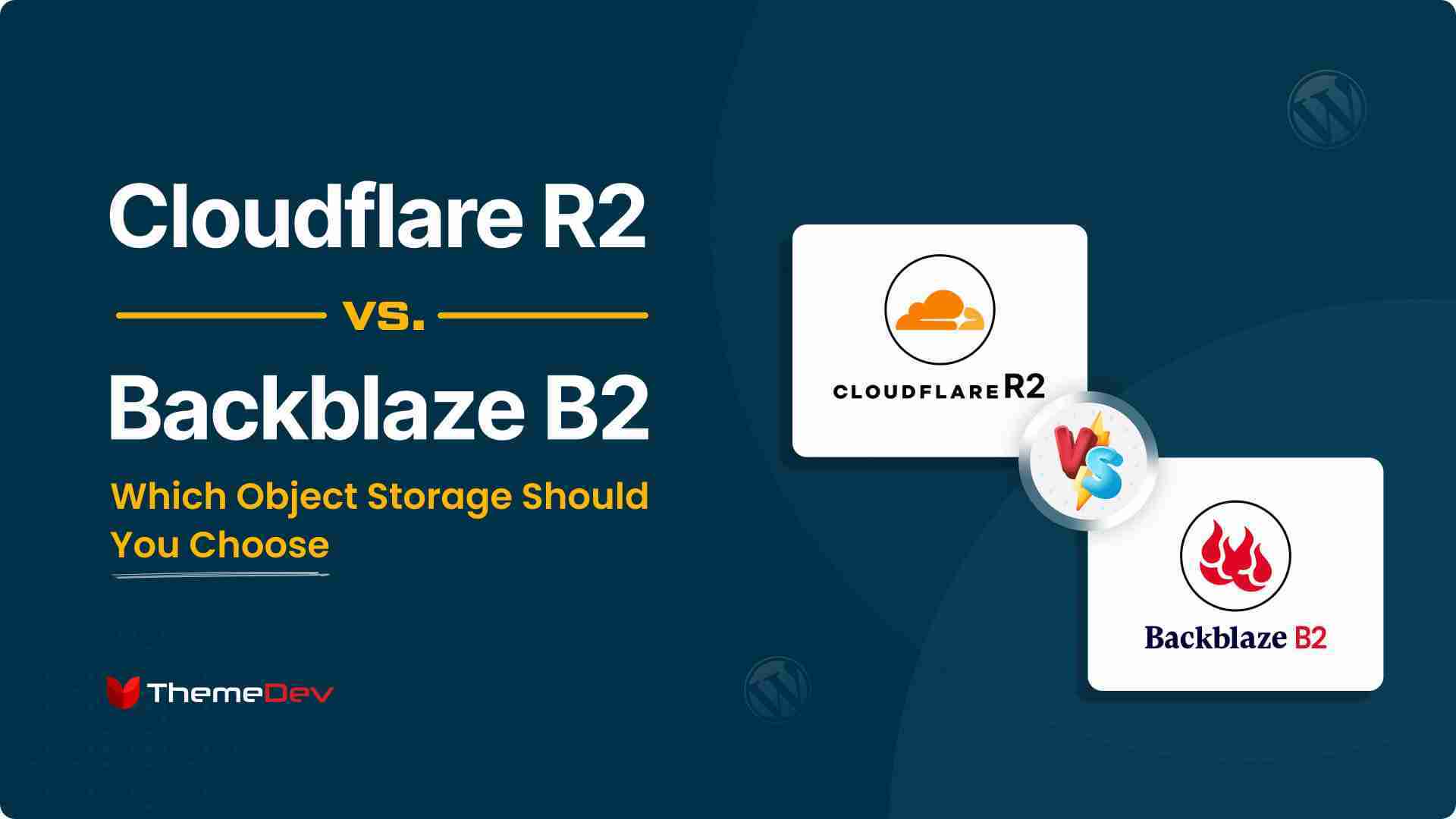 Cloudflare R2 vs Backblaze B2: Which Object Storage Should You Choose in 2025