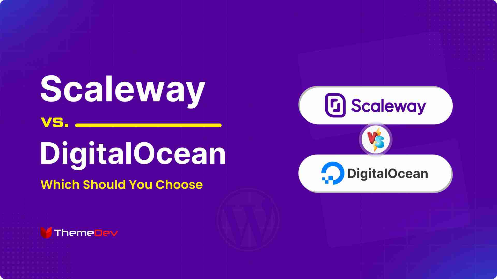 Scaleway vs DigitalOcean: Which Should You Choose