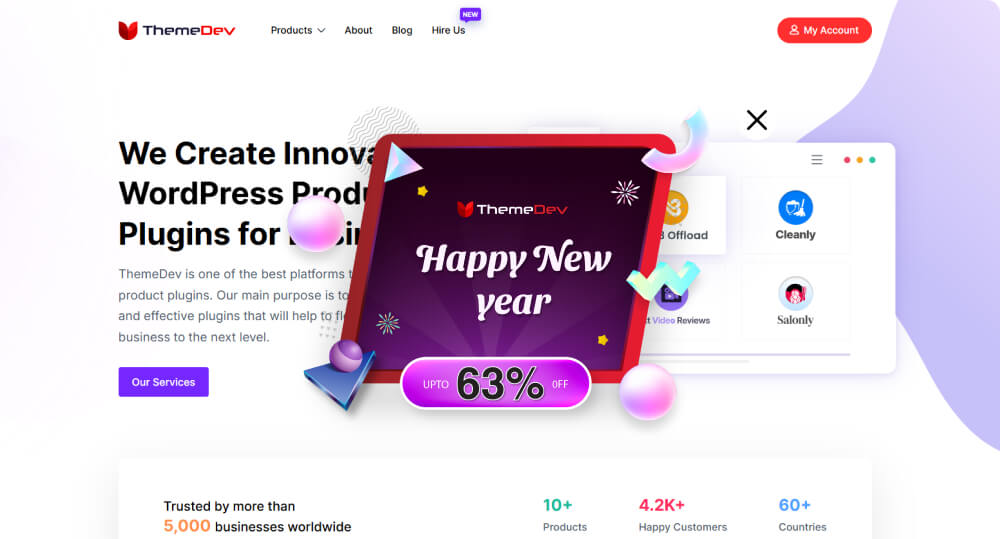 Usage of  Pop-Ups to Promote Your Offers example