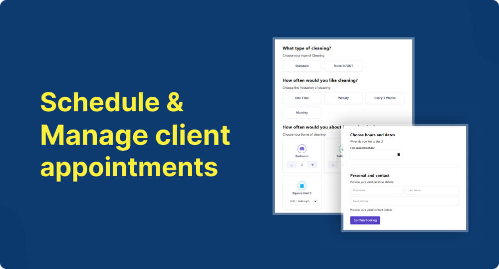 Schedule and Manage client appointments effortlessly in michigan with tool